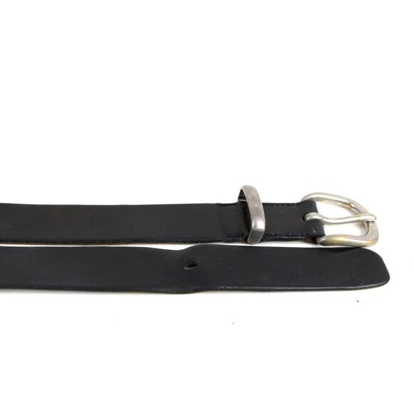 DARK BROWN GENUINE LEATHER 1.25"Wd ONE HOLE CASUAL DRESS MEN'S BELT Sz 36 (F13 - Picture 10 of 11